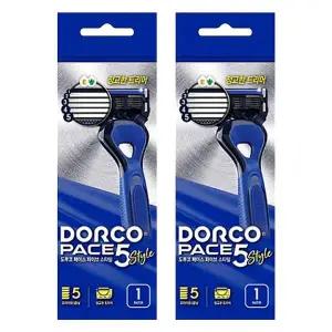 [셀러에이드]도루코 페이스5 스타일 휴대용 면도기 1p X 2개