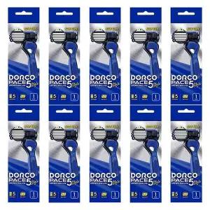 [셀러에이드]도루코 페이스5 스타일 휴대용 면도기 1p X 10개