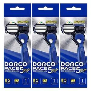 도루코 페이스5 스타일 휴대용 면도기 1p X 3개