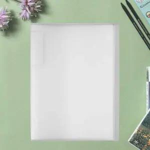 [콩심팥심]A4 인덱스 클리어파일 화이트 60매 서류화일 서류정리