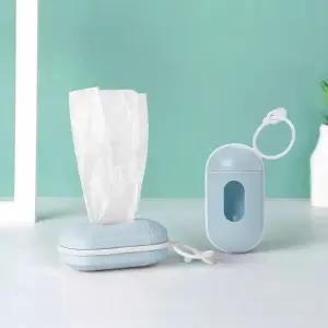 뽑아쓰는 배변봉투 캡슐케이스 2p세트 배변봉투통 반