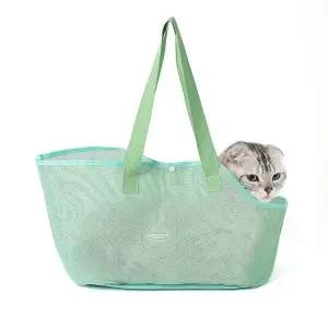 댕투게더 반려동물 이동가방 민트 강아지 산책가방 반