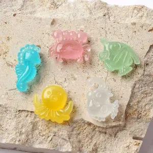 샤이닝 바다생물 야광자갈 100p세트 컬러믹스 어항돌