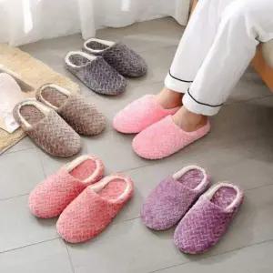 겨울 SA594632 방한 슬리퍼 스타일 부드러운 바닥 소음 방지 리