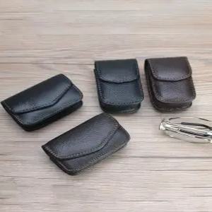 소가죽 돋보기 안경 케이스 접이식 안경집 벨트 휴대용