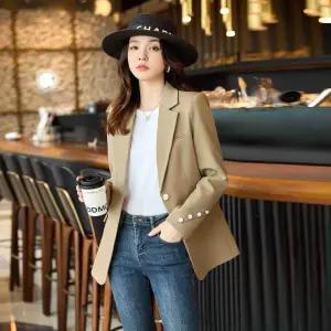 여자 정장 자켓 블랙 트렌드 코트 봄가을 캐주얼 상의 원픽3