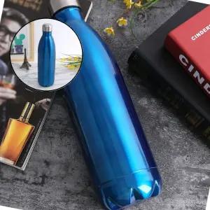 글로 유광 보온병 1L 블루 보온보랭병 보온보냉병