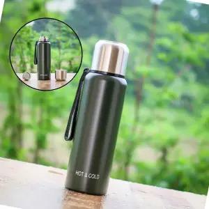 글로 듀얼 진공 보온병 800ml 다크그린 등산보온병