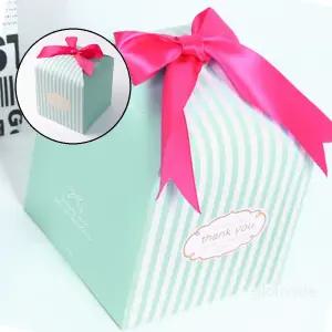 글로 리본 선물상자 10p세트 민트 선물케이스 선물포장박스
