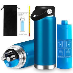 초디오스 대형 재사용 가능한 인슐린 쿨러 포함된 백이 부동액 드로스트링 젤 팩과 TSA 48시간 여행용 승인 여행 1-6펜용 의약품 아이스 케이스