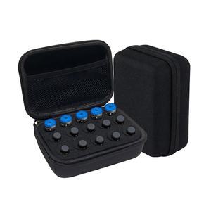 인슐린 바이알 보관 케이스 - 9, 보호 업그레이드 15, (15-슬롯) 여행 바이알, 용기 충격 정리함, 10ml/3ml 하드 EVA 방지 30홀 용품용