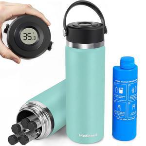 메디네이드 인슐린 쿨러 여행 케이스 TSA GLP1 표시가 장착된 있는 정리함, 팩이 및 승인, 2개, 문자로 지퍼드 약물 펜(씨폼) 냉장 온도 아이스