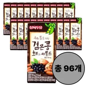 삼육식품 검은콩 호두와 아몬드 190ml, 96개