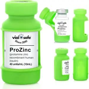 반려동물에게 안전한 바이알TM 인슐린 바이알 보호 케이스 10mL 바이알을 위한 병 및 커버 ProZinc 적합