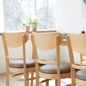 쿠키 원목의자 1+1개 / 2colors