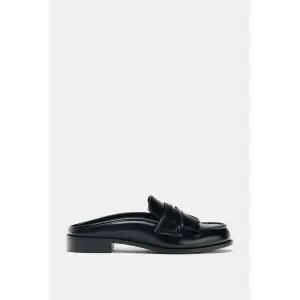 ZARA 자라 청키 뮬 로퍼 - 블랙 737141