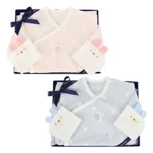 [갤러리아] (압소바,말띠,임신축하,태교,출산)도도모달배냇슈트(A1B-10107)