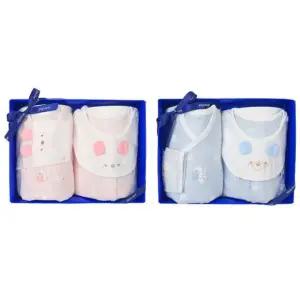 [갤러리아] (쌍둥이출산,태교,백일,배냇저고리세트)도도모달배냇슈트두벌+우주복(A1B-10107SET)