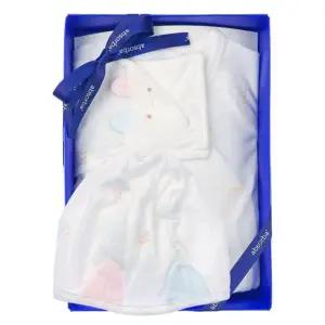 [갤러리아] (압소바출산,태교,배냇저고리세트)구름말배냇슈트+신생모2종세트(A1B-10109SET)