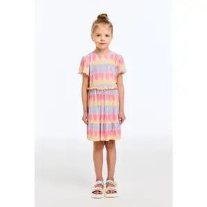 [갤러리아] 베네통키즈 26S/S 레인보우보드레플리츠원피스 QAOP11631PK