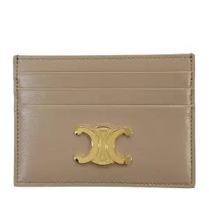 [명품] 26SS 10L833 V 트리오페 샤이니 카프스킨 카드 지갑