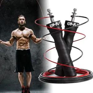 성인 줄넘기 다이어트 피트니스 와이어 운동용 줄넘기 고속 휴대용 유산소 체지방 건강 실내 감소 기구