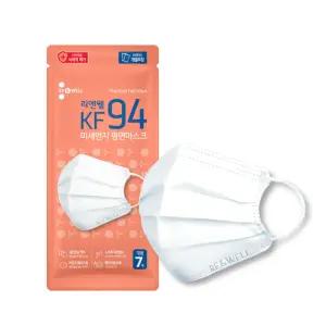 리앤웰 KF94 미세먼지 마스크 7매 개별포장 대형