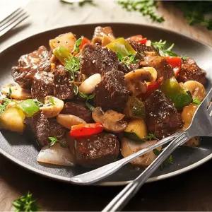 프레시지 질들이 소고기 찹스테이크 냉장 밀키트 2인분 간편식 캠핑포차