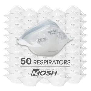 3M N95 VFlex 미립자 9105S 소형 50박스 일회용 쓸기 샌딩 연마 톱질 포장 먼지 제거