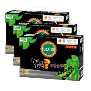 베지밀 검은콩 고칼슘 두유 190ml 72팩