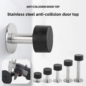 고무 도어 스토퍼 자가 접착 벽 바닥 보호기 중량 핸들 스톱 비펀치 무음 도어스톱 홈 하드웨어