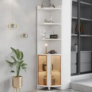 코너 수납장 장식장 진열장 코너선반 책장 캐비닛 틈새