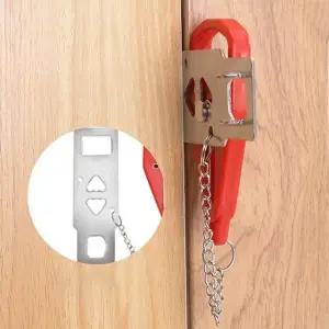 스토킹 도난방지 강력사건 휴대용도어락 보안용품 휴대용 원룸 여행 도난 절도방지 도어잠금장치