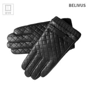 핸드워머 빌리버스 남자 가죽장갑 겨울 양가죽 털장갑 BKJ017