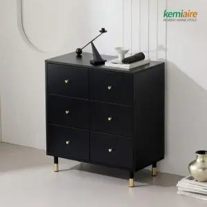 케미에르 스카라 800 포인트 3단서랍장(블랙에디션) KFT-304