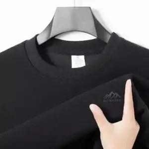 EAMT 남친 면 가을 라운드 맨투맨 풀오버 자수 로고 YJ3