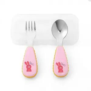 유아용 수저 포크 세트캐릭터 유아숟가락