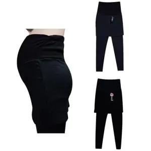 (스킨센스)기모 임부복대 끈조절형 치마레깅스