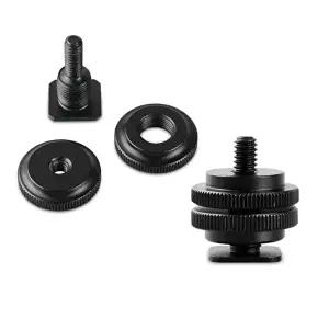 1/4 나사 핫슈 어댑터 듀얼 브라켓 카메라 촬영 장비 (KYR-W7C0343)