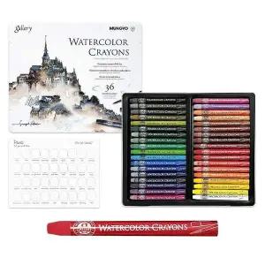 [오너클랜]TBZ 문교 수채화용 물감 크레용 36색