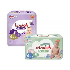 킨도 기저귀 팬티형 오슬림 베베가드 3팩 + 뉴올데이 4팩 4단계 MNS
