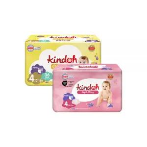 킨도 기저귀 4단계 뉴 업앤플레이 3팩 + 오슬림에어 4팩 MNS