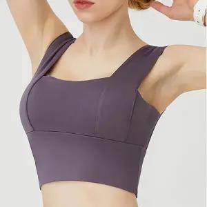 여자 요가 필라테스 헬스 폴웨어 스포츠 브라탑 나시 UhZ8+7XDl