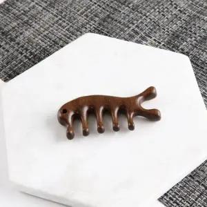 [셀러에이드]두피 마사지기 지압기 목 어깨 리프팅 우드 괄사 승모근 케어 도구