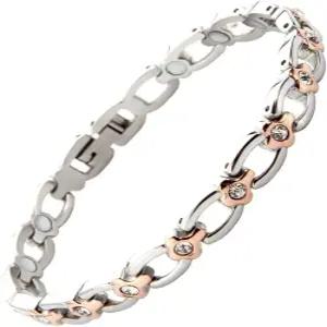 38 여성용 우아한 티타늄 마그네틱 팔찌 무료 링크 제거 도구 크리스마스 선물