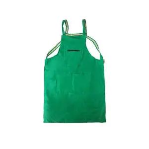 가죽공방 작업용 포켓 가죽앞치마 까페 식당 그린