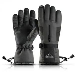 [콩심팥심]방수 기능 방풍 터치 가죽 겨울용 방한 장갑