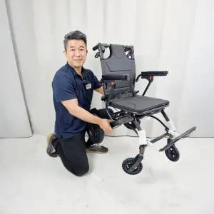 가벼운 접이식 여행용 휠체어 TW5SC 10.5kg 초경량 미니 소형 항공기 수화물