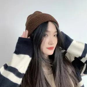 프리덤 니트 비니 브라운 패션비니 겨울모자 비니모자