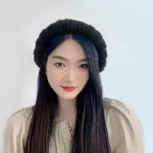 헤이슨 니트 비니 화이트 겨울모자 겨울비니 패션비니